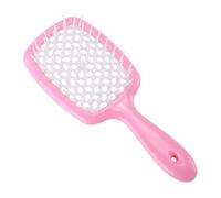 MIUYTRN Pettine for capelli soffici Pettine for parrucchiere cavo Levigante Pettine a nido d'ape Spazzola for massaggio alla testa in plastica Spazzola asciutta e bagnata cuicui(Blu)