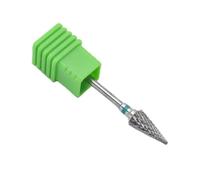 MIUYTRN Punta for cuticola a cono perfetto 3/32 Punta for trapano for unghie in metallo duro Fresa for trapano elettrico for manicure Strumento for accessori for unghie cuicui(10pcs)