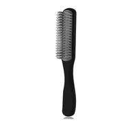 MIUYTRN Spazzola for styling a 9 file Spazzola for capelli portatile stile Denman for separare i districanti for capelli corti spessi e ricci sottili cuicui(schwarz)