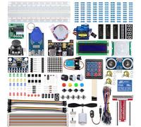 Miuzei Kit di Avviamento Elettronica compatibile con Arduino e Raspberry Pi, con 58 Lezioni, 235 Componenti, Breadboard, Servo, Display LCD, Sensori, Relè, Estensione GPIO