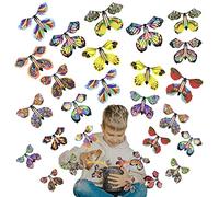 MIVAIUN 30 Pezzi Magico Volante Farfalla Giocattoli Farfalla Volante Puntelli Magici Farfalla Volante a Sorpresa Regalo di Compleanno Spettacolo di Magia Decorazione (30 Pezzi)