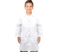 MIVAIUN Camice da Laboratorio per Bambini, Camice da Dottore Camice da Scienziato per Ragazzi Ragazze, Costume da Dottore Scienziato per Gioco di Ruolo, Eventi del Campus, Feste a Tema (L)