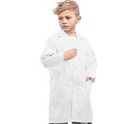 MIVAIUN Camice da Laboratorio per Bambini, Camice da Dottore Camice da Scienziato per Ragazzi Ragazze, Costume da Dottore Scienziato per Gioco di Ruolo, Eventi del Campus, Feste a Tema (M)