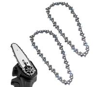 Mivanta 2 pezzi Catena Troncatrice, Catene Di Ricambio Per 6 Pollici Mini Motosega Elettrica, Catena Troncatrice 37 Maglie Di Allenamento, Passo 1/4", Taglio Effettivo 15cm