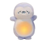 mivceklw Breathing Plush Toy, Penguin Stuffed Doll, Soothing Sleep Companion, Gentle Rhythmic Motion Soft Cuddly Texture for Bedtime, Nursery, Travel, Kids, 11.81 pollici