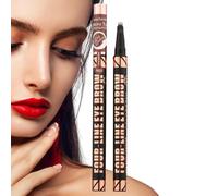 mivceklw Brow Pen Waterproof Liquid Brow Pen with 4 Tips, Long Lasting Contouring Tool for Men & Women, Compact and lightweight, Perfect Present for Makeup Lovers