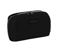 mivceklw Cable Storage Bag, Tech Pouch Organizer, Zippered Shockproof Compact Cord Pouch for Travel Charger, Phone Wires, Gadgets, Passport, Business, Commute, Grigio, Nero, 8,86 x 5,12 pollici, Nero