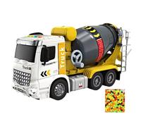 mivceklw Cement Mixer Toy Truck, 132 scale costruzione veicolo, Toy Trucks with Lights and Sounds, Realistic Mixer Car, Kids Toys for Boy, Gift for Birthday Or Christmas, 11,81 x 5,51 pollici