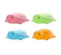 mivceklw Children's Animal Soap, 4X Turtle-Shaped Natural Soap Bars, Scented Hand and Face Cleansing, Gentle Bathing Solution for Boys and Girls, Home, School, and Travel