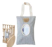 mivceklw Dispenser di salviettine Ricaricabile - Mainient Le salviette pulite | Borsa portaoggetti portatile agganciabile per la casa di viaggio e cucina bagno