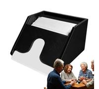 mivceklw Dispenser, Poker Shuffler, Playing Card Machine, Automatic Dealing System, Smooth Card Distribution, Black Color Ideal for Home Games and Travel Fun, 3,94 x 3,86 x 2,44 pollici