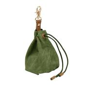 mivceklw Dog Treat Pouch, Training Treat Bag, Puppy Food Holder, Pet Train Pouch with Secure Drawstring Closure for a Smooth and Enjoyable Experience, 7,09 x 2,76 x 2,76 pollici, Verde militare, Se