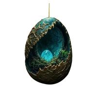 mivceklw Dragon Egg Pendant, Acrilico, Lightweight Fashion Charm, Durable Bag Accessory, Trendy Purse Ornament for Women, Girls, Boys, Teens, Youth Style Statement 8 cm