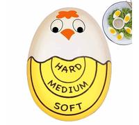 mivceklw Egg Timer, Color Changing, Resin Kitchen Tool, Heat Sensitive Indicator Food Safe Material for Boiling Eggs at Home, Dorms, Restaurants, 2.17x1.57x1.26 Inches