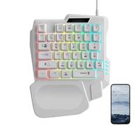mivceklw Ergonomic Keyboard, Phone Keyboard, Portable Keypad, Mobile Gamepad, Travel Keyboard, School Keyboard, Hotel Keypad, Home Keyboard, Mechanical, 22.5x17.7x3cm/8.86x6.97x1.18 Inches