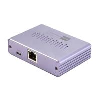 mivceklw Ethernet Port Splitter, 1 in 4 Out Network Adapter, High-Speed Gigabit Cable Splitter, Low-Latency Router Accessory for Library PC Camera TV Box Living Room Setup, Home Internet Use
