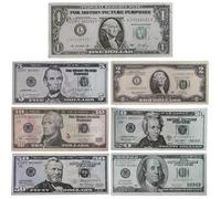 mivceklw Fake Dollar Bills, Prop Money Stack, Educational Play Notes Realistic Printed Design Compact Paper Simulation, Play Money for Pretend Games Learning Teens Kids Adults 5.91x2.44 inch