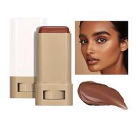 mivceklw Full Coverage Foundation Stick, Rotating Design Makeup, Natural Finish Concealer, Longwear Beauty Balm Multiuse Shades Ideal for Daily Makeup Routine, 1,65 x 2,44 Inches