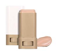 mivceklw Full Coverage Foundation Stick, Rotating Design Makeup, Natural Finish Concealer, Longwear Beauty Balm Multiuse Shades Ideal for Daily Makeup Routine, 1,65 x 2,44 Inches