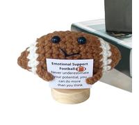 mivceklw Gancio Present, Motivational Support Toy, Inspirational Quote Decor, Soft Plush Ball, Motivational Message Accessory, Small Size for Home Office Desk Or Classroom, 1,57 pollici