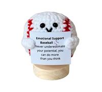mivceklw Gancio Present, Motivational Support Toy, Inspirational Quote Decor, Soft Plush Ball, Motivational Message Accessory, Small Size for Home Office Desk Or Classroom, 1,57 pollici