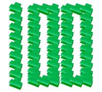 mivceklw Garden Clips for Netting, Plant Fasteners, 100 Clip Set, Heavy-Duty Support Brackets, Netting Accessories for Greenhouse, Farm, Grow Tents, Indoor Outdoor Care 1,46 x 1,18 pollici