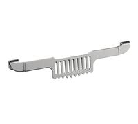mivceklw Griddle Pan Spatula Holder, Non-Slip BBQ Tool Rack, Stainless Steel Grid Organizer, Multifunctional Outdoor Picnic Accessory, Stainless Steel Material, 0.79x2.36x11.81in