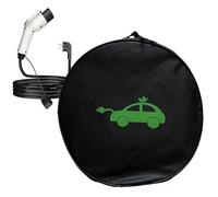 mivceklw Jumper Cable Bag, Ev Charging Cable Organizer, Heavy-Duty Weatherproof Protective Case, Toolbag for Electric Vehicle Accessories, RV Power Cord Roadside Use, 14,17 x 14,17 x 3,94 pollici