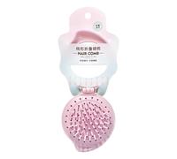 mivceklw Little Hair Brush, Travel Mirror Comb, Foldable Portable Detangling Brush, Compact Styling Tool for Women, Girls, Daily Grooming, Post-Shower Care, Home, Uffici, Handbag