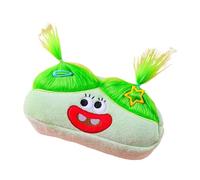 mivceklw Matita Case, Grande Capacity Pencil Case, Cartoon Pencil Case, Creative Pencil Case, Long Hair Doll Pencil Case, Aesthetic Pencil Case for Students School, Kids (Purple, Green), verde,