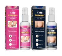 mivceklw Permanent Hair Remover Spray, Underarm Hair Spray, Fast Fuzz Inhibitor Depilatory, Smooth Skin Removal for Private Areas and Face, 1 Piece 50ml