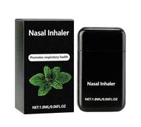 mivceklw Refreshing Nasal Inhaler, Natural Breathing Stick, Duals Channel Aromatherapy Tube Energy-Boosting Effect Pocket-Sized Reliefs Solution for Men, Women, Senior, Athletes, Adulti, Daily Use
