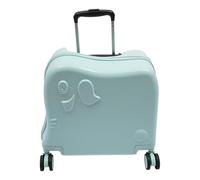 mivceklw Rolling Carry Design Luggage Bag, Sturdy Kids Suitcase with Wheels, Decorative Carry Luggage, Cute Kids Luggage for Travel, Outdoor, Dark Green, White, Green, Blue, Black. Pink Color