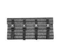 mivceklw RV Stair Covers, Step Mat Protector, Anti-Slip Double-Layer Backing, Adjustable Buckle Strap, Trailer Deck Pad Outdoor Protection, Long-Term Parking Surfaces Shield 18.11x18.11in