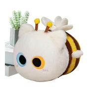 mivceklw Soft Plush Cat Toy, Bee Stuffed Animal, Cute Soft Doll with Adorable Hybrid Design and Kid Friendly Material for Bedroom, Car, and Sofà Decorations, 1 pezzo