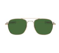 mivceklw Sport Sunglasses for Women, Trendy Uv Protection Eyewear, Anti-Glare Outdoor Shades for Men, Travel, Cycling, Baseball, Fishing, Driving, Vacation Adventures, 1 pezzo, Gold Frame Green Mirror