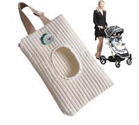 mivceklw Spugna riutilizzabile per babysitter, Baby Wipe Holder Viaggio, Borsa da viaggio per distributore di tessuti di carta portatile, Borsa in tessuto per custodia di supporto, contenitore