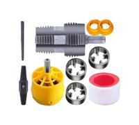 mivceklw Thread Tap Kit, Pipe Tap Die, Reusable Pipe Tool, Plumbing Threader Set, PVC Pipe Tap, Tubo Threader Kit, Easy-to-use Tubo Threading Kit For Plumbing Projects