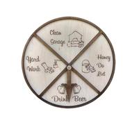mivceklw Wooden Spinner Wheel Drinking Game, Fun Party Activity for Adults, Interactive Wine Game for Men and Women, Game Night Entertainment for Holidays, Events, 1 pezzo