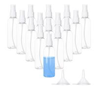 MIVIDE 20 Pezzi Flaconi Spray da 100 ml, Bottigliette Spray Vuote, Riutilizzabili Set di Bottiglie da Viaggio in Plastica per la Pulizia, Disinfezione dell'Alcool, Viaggi, Cura della Pelle, Profumo