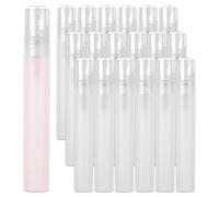 MIVIDE 60 Pezzi 10ml Mini Flacone Spray, Flaconi Spray Vuoti Trasparenti Bottiglie Vuote, 10 ml Nebulizzatore Profumo di Plastica per Profumi, Viaggi, Pulizia, Viso