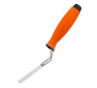 Mivos Cazzuola per Giunti 10 mm in Acciaio Inox/Cazzuola per Lavori di Stuccatura/Spatole per Fughe e Stucco del Muro Visivo/Lama Flessibile con Punta Arrotondata