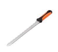 MIVOS Coltello Isolante Professionale Con Lama Affilata in Acciaio Inox, Doppio Taglio, 280 mm, in Lana Isolante Con Lama Seghettata da 28 cm