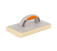 Mivos Frattazzo in Plastica per Lavaggio Piastrelle con Spugna ad Alta Resistenza - Frattone per Pulizia con Manico Ergonomico - 30 mm