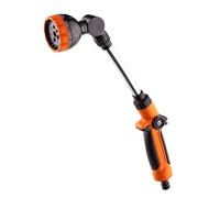 MIVOS Lancia da Giardino - Lunghezza 45 cm - Doccetta da Giardino con Manico - Lancia da Giardino a 7 Funzioni per Fioriere e Arbusti - Ugello regolabile - Lancia a Spruzzo