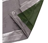 Mivos Telone universale impermeabile, 2 x 3 m, colore argento, tela 120 g/m², telo protettivo per mobili da giardino e legno, resistente alle muffe, telo con occhielli in alluminio