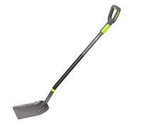 Mivos Vanga Professionale Rinforzato per Giardinaggio - 127 cm - Punta Rotonda - Pala da Scavo per Lavori di Costruzione Pesanti - Vanga da Giardino in Acciaio al Boro - Made in EU