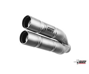 MIVV DOUBLE GUN SILENZIATORE SCARICO INOX RACING SUZUKI GSX-S 750 2017-20