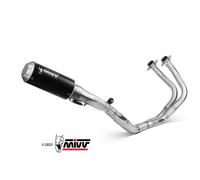 Scarico Completo MIVV MK3 Black Inox Nero per KAWASAKI Z 650 2017 > 2023