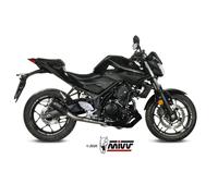 Scarico Completo MIVV Impianto Completo Inox Nero per YAMAHA YZF R3 2015 > 2023